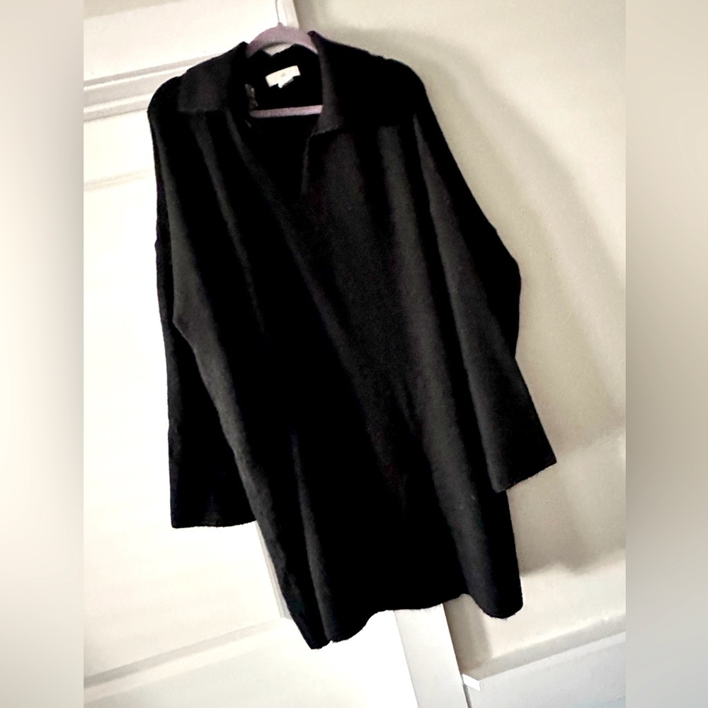 Black sweater tunic/dress